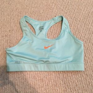 Nike teal sports bra
